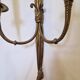 Pair of Louis XVI Wall Lights with 2 lights from the 50's 60's neo-classical style Maison Bagués