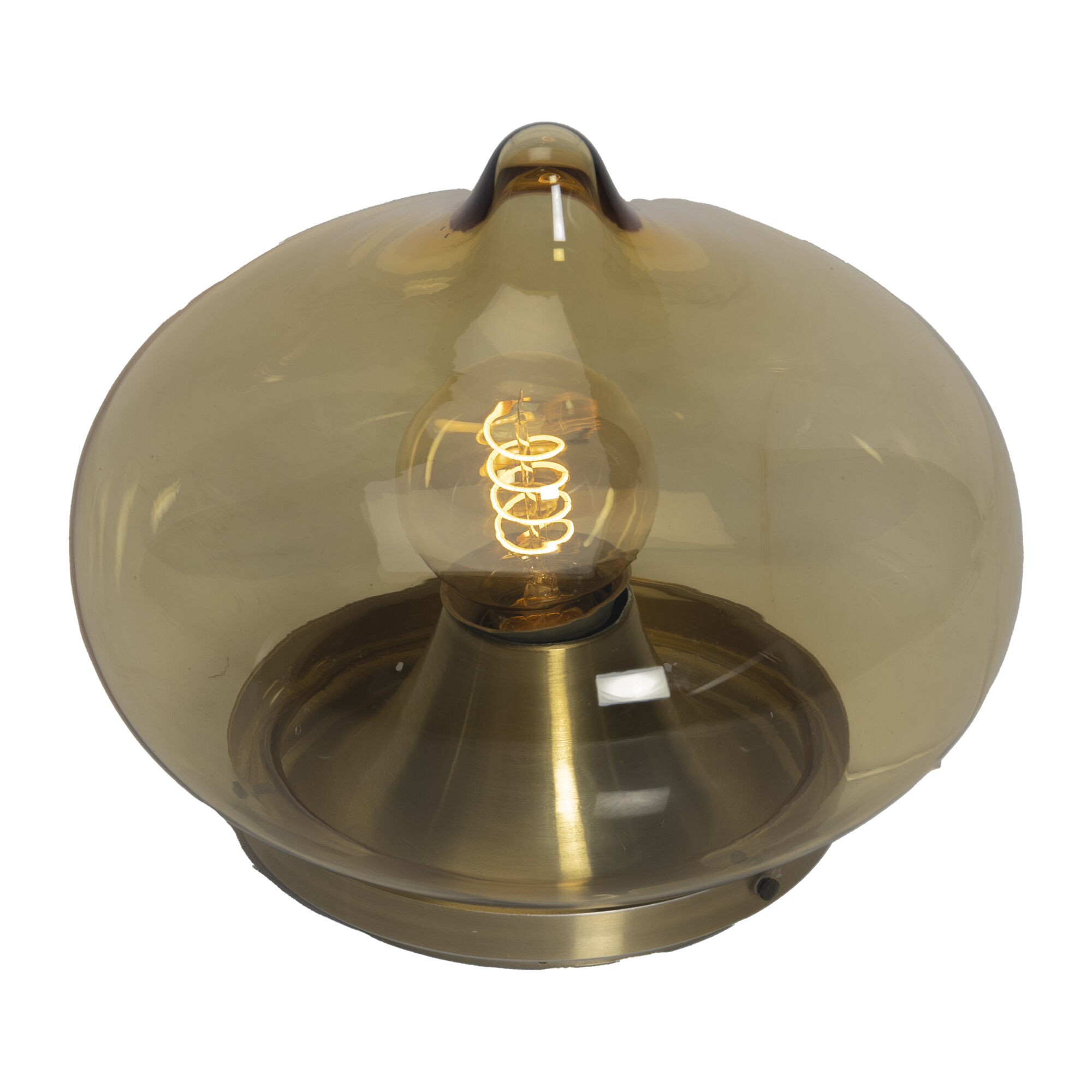 Brown Glass Drop Lamp for Dijkstra Lamps