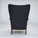 1960s, Danish armchair by Fritz Hansen model 8000/8020, furniture wool.