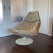 Fauteuil Lounge Artifort modèle F588 par Geoffrey Harcourt, années 1960