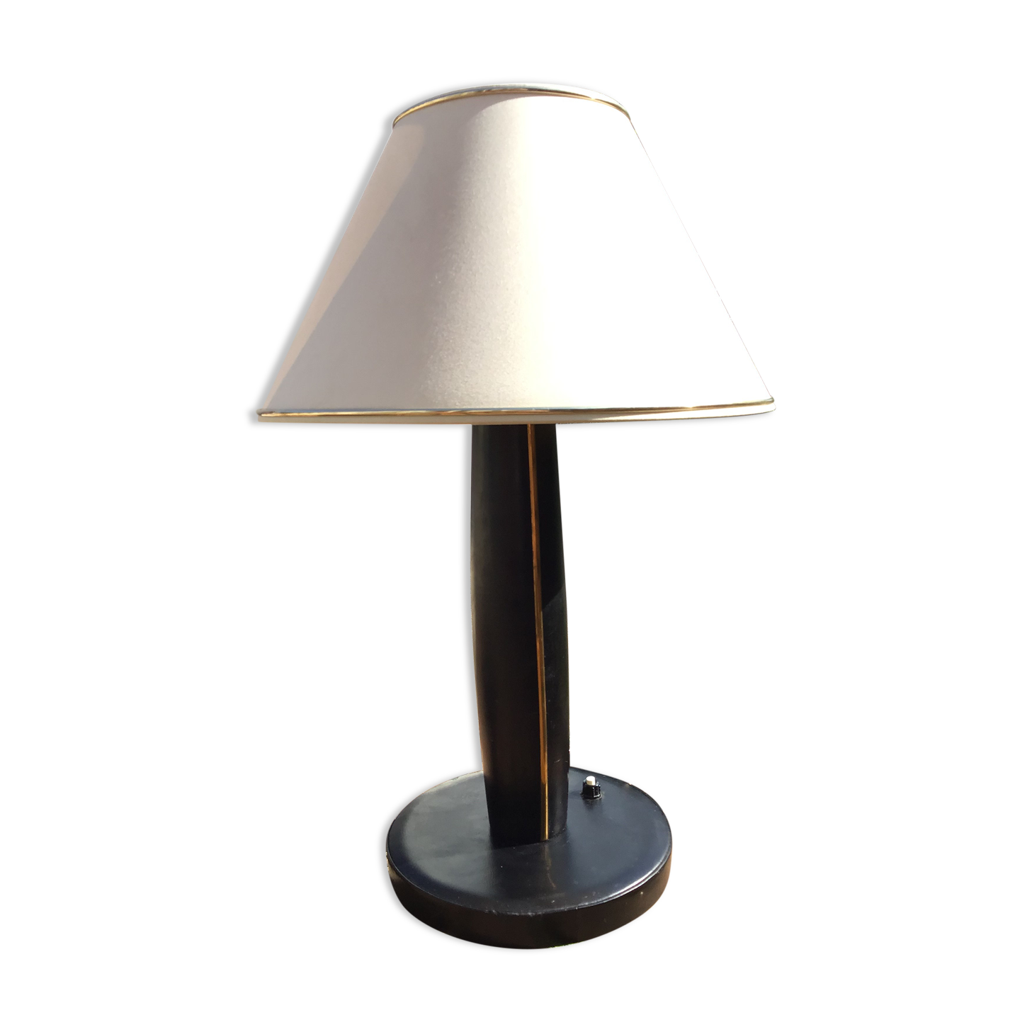 Vintage leather lamp