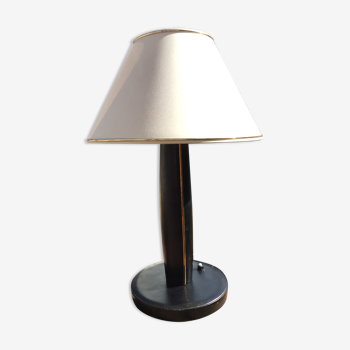 Lampe vintage en cuir