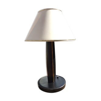 Lampe vintage en cuir