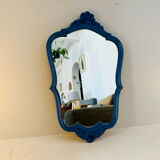 Miroir baroque bleu