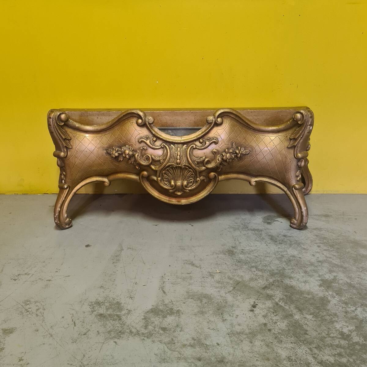 Louis Quinze Style Wooden Hallway Jardiniere, from the late 1800s.