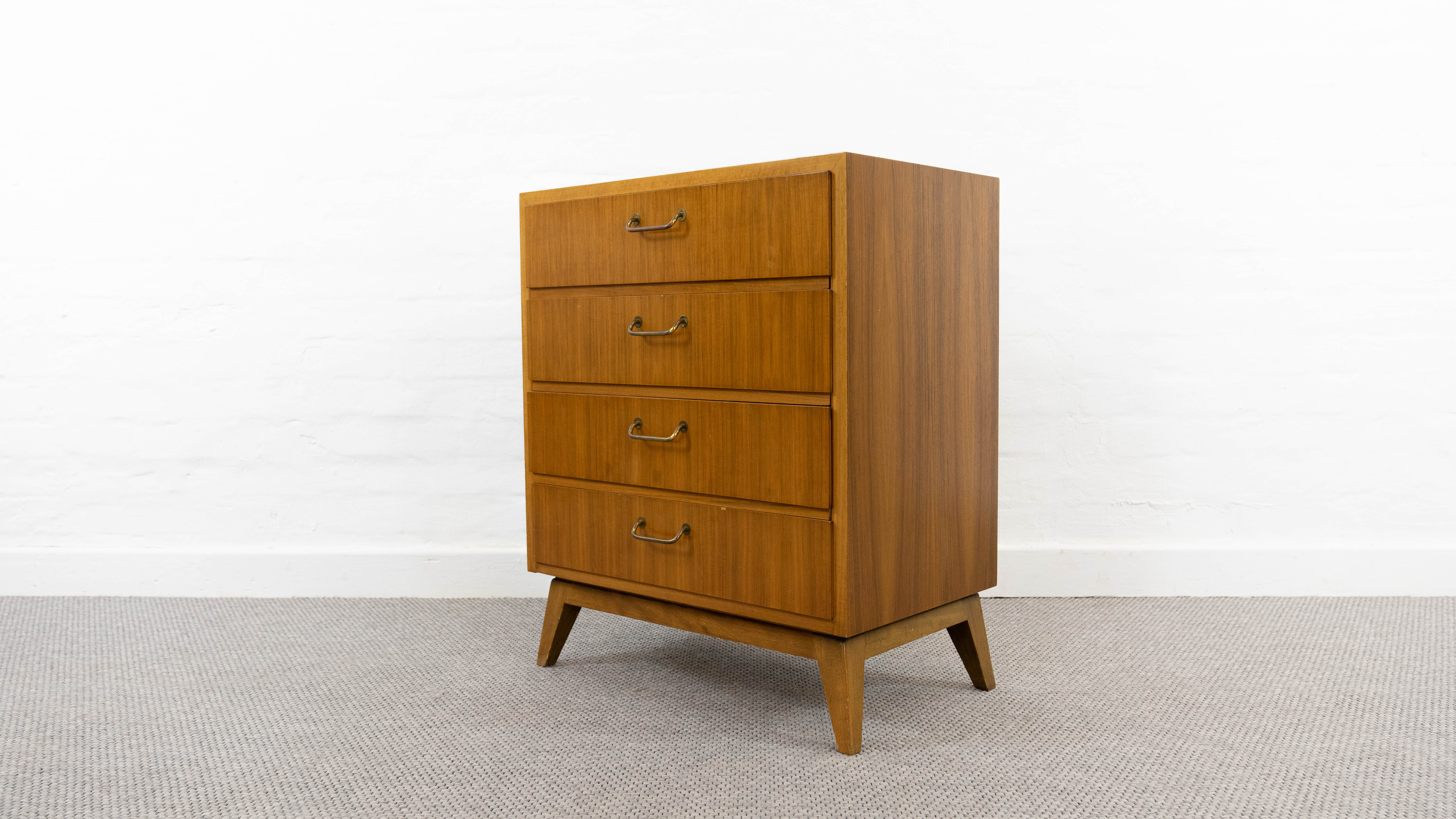 Vintage mid century bar cabinet by ernst behr, germany 1950s