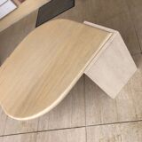 Vintage water drop travertine coffee table
