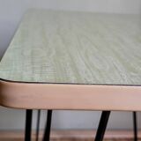 Hairpin leg side table