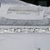 12 porte-couteaux en cristal taillé