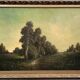 Barbizon School, 19th century: large oil painting on canvas, circa 1850