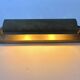 Modernist solid brass wall light, France 1940