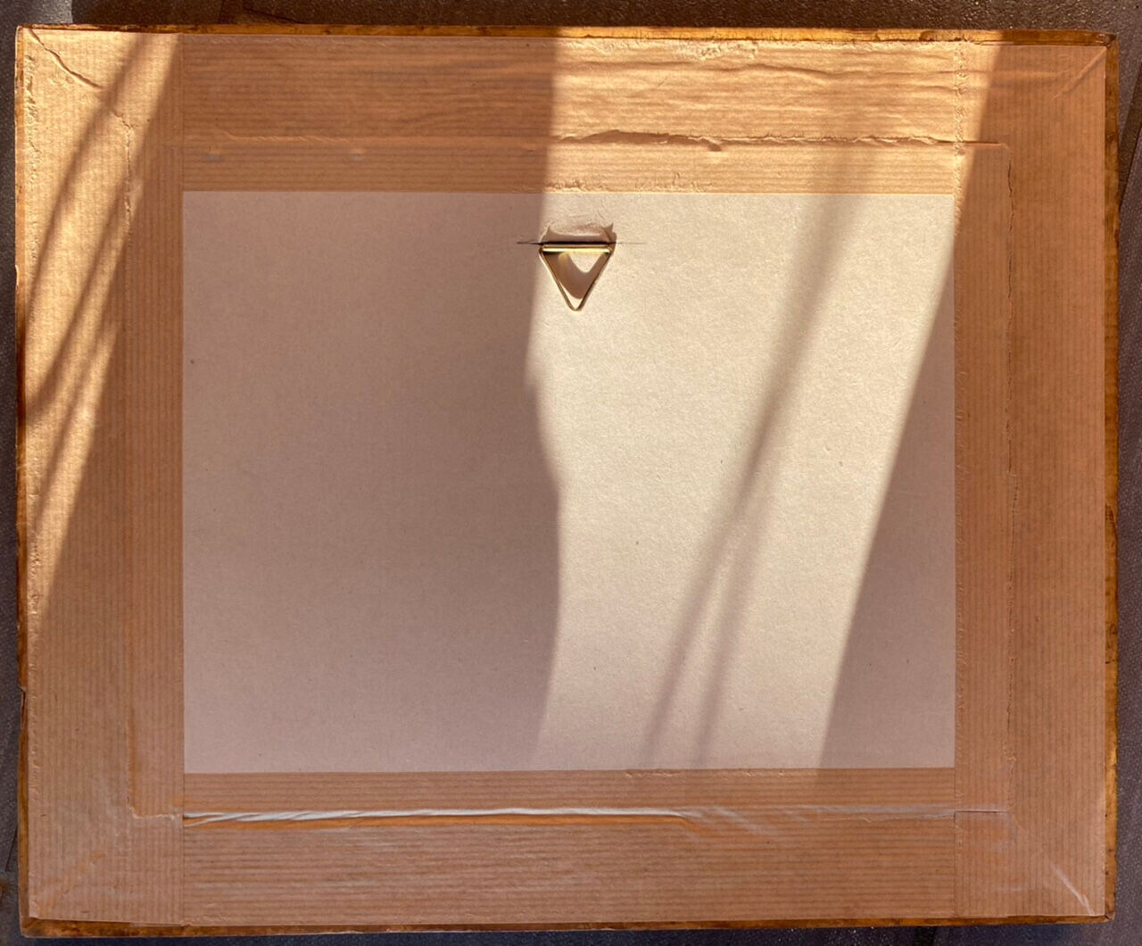 Ancient painting, Marine, signed 20th century