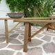 Pair of solid oak benches