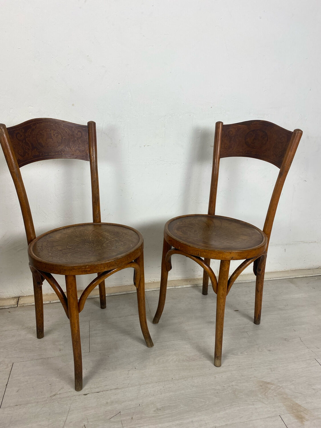 Bistro chair pair