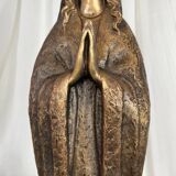 Virgin Mary bronze statue 75 cm