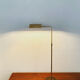 1970s adjustable brass floor lamp by Florian Schulz
