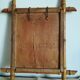 Vintage bamboo mirror