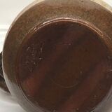 Belgian flamed salted stoneware teapot by Marcellus Aubry