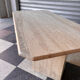 Vintage coffee table in travertine