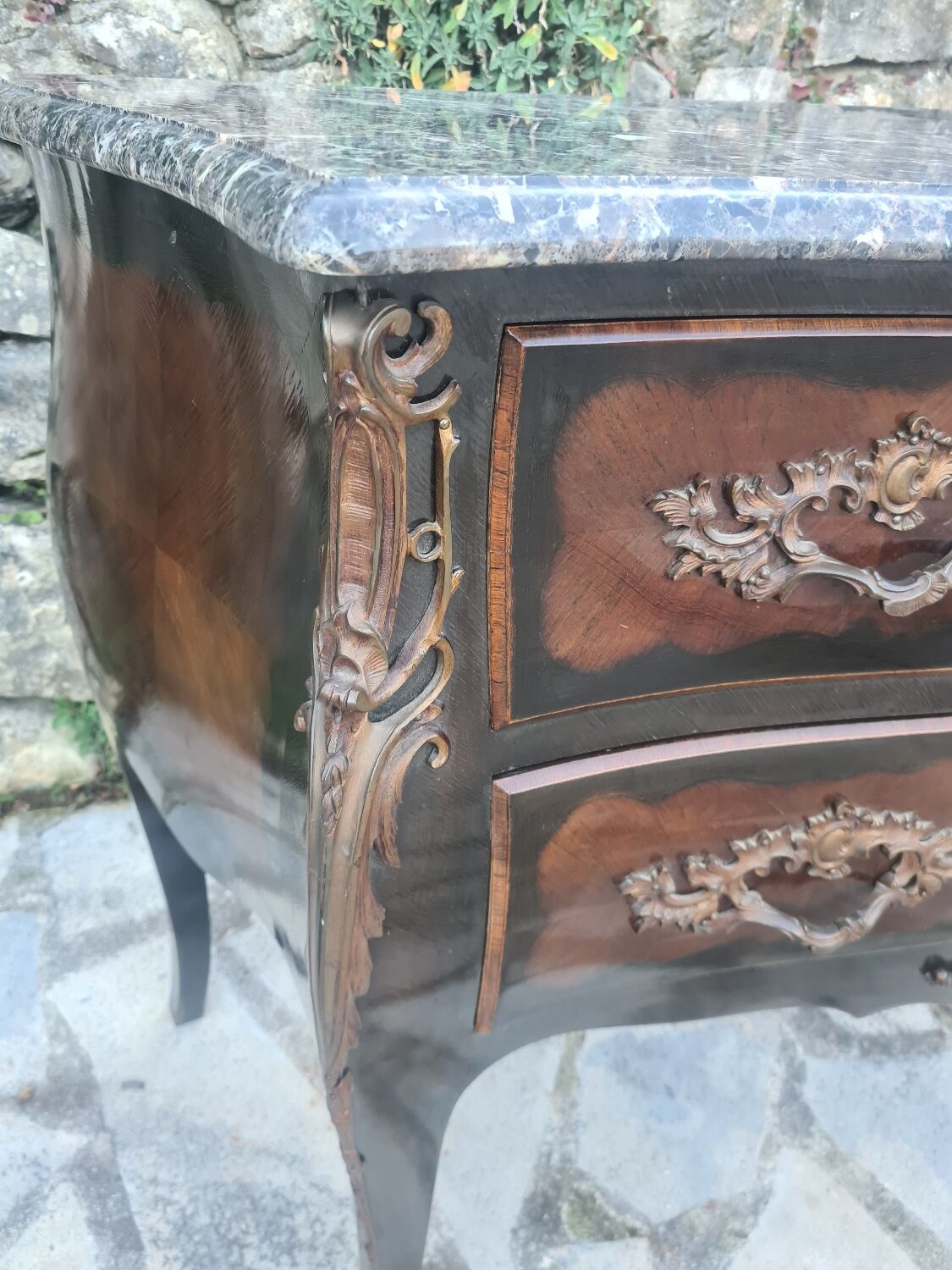 Commode Louis XV en Marqueterie