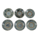 Group of 6 ceramic plates, China, 19th century