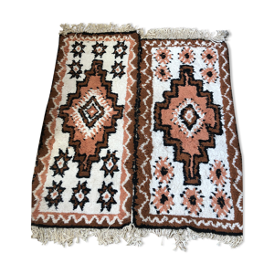 Lot de deux tapis en