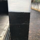 Parisian white metal kitchen cabinet