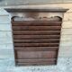 Antique wooden wall shelf