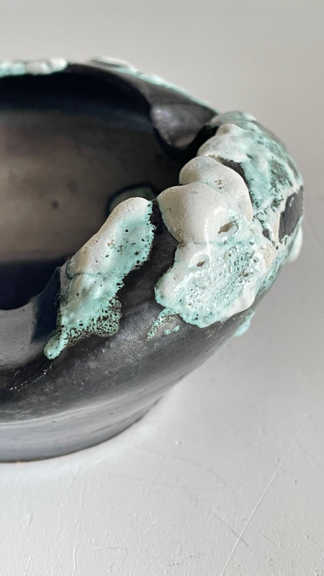 Cyclops Ceramic Ashtray Annecy France Vintage