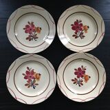 Set of 4 Gien plates