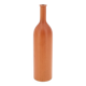 Vase bouteille en bois de pin d'Oregon, années 70