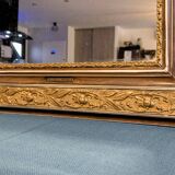Antique gilt mirror with beveled corners, 70 x 51 cm – Chic decor