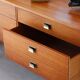 Vintage teak and zebrano chest of drawers: elegance of the 60s.