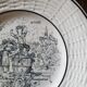 Old plate "the months of the year"