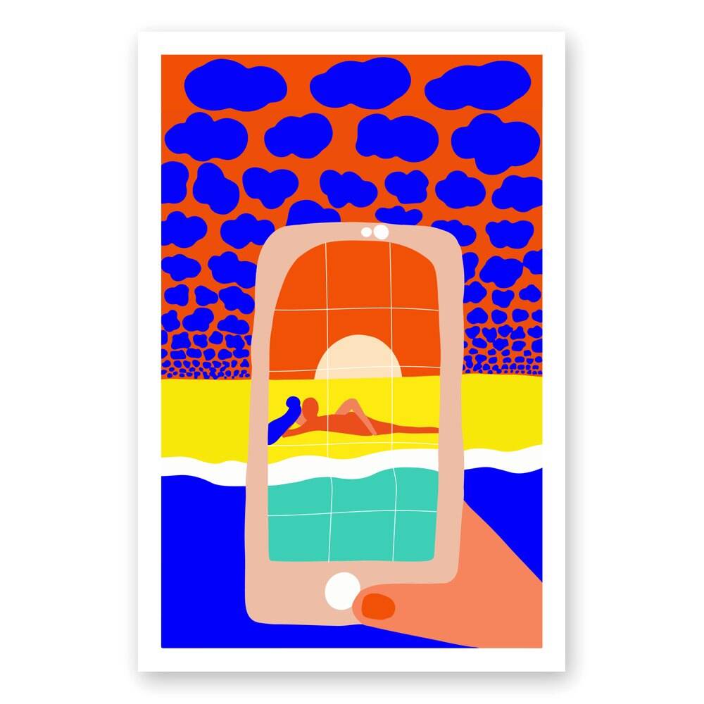 Art illustration numbered and signed by the artist