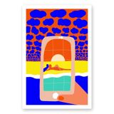 Art illustration numbered and signed by the artist