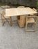 Vintage IKEA wooden table and chairs