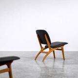Vintage Mid-Century Swedish Modern Jylland Chairs from Jio Möbler, Set of 2