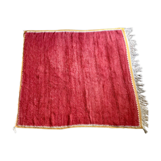 Vintage carpet red 1950