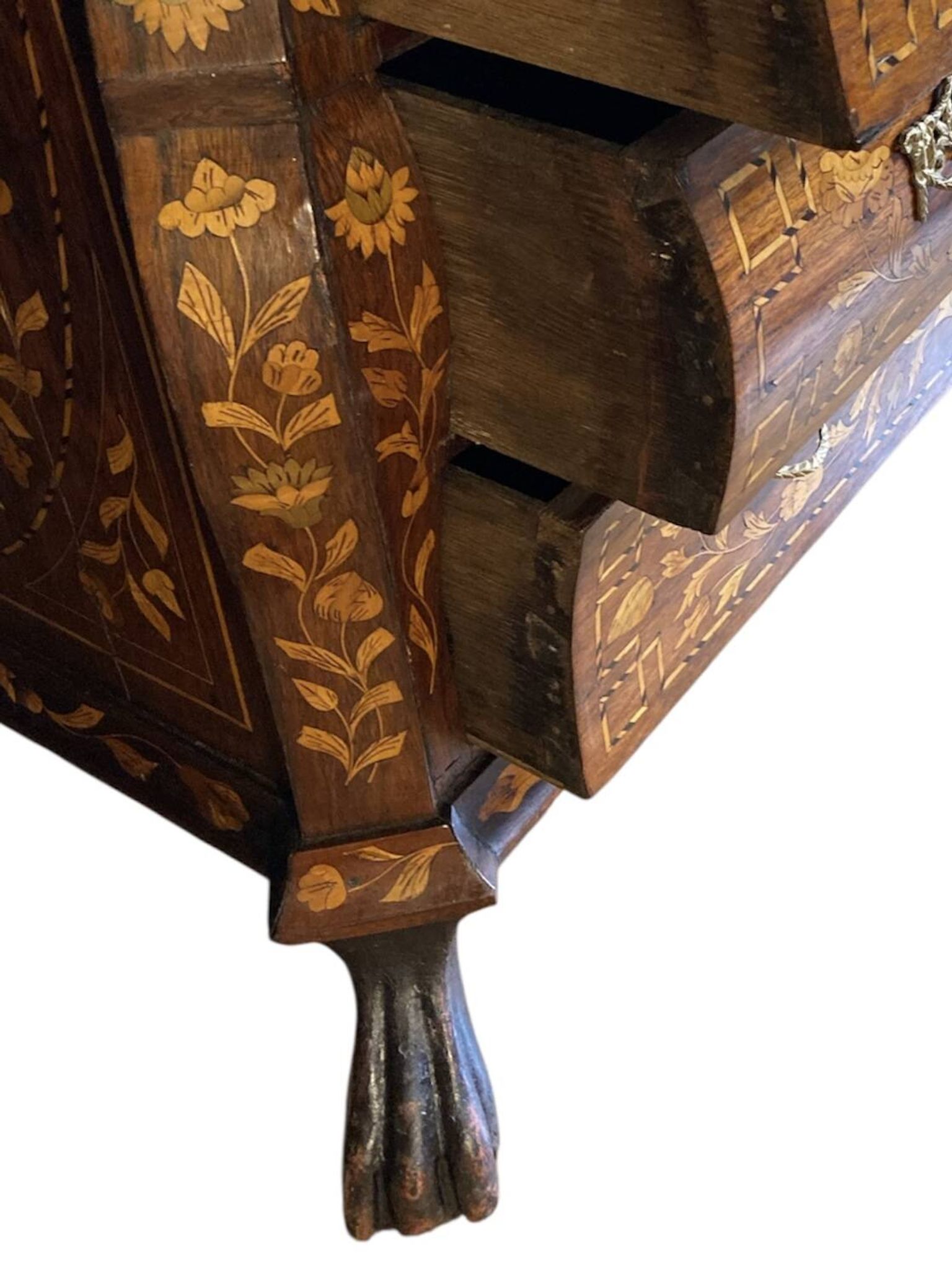 Petit secrétaire en commode hollandais du XVIIIe siècle