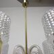 Art Deco All Glass Chandelier by Kamenicky Senov, 1960's, Czechoslovakia