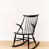 Rocking chair IW3 by Illum Wikkelsø for Niels Eilersen