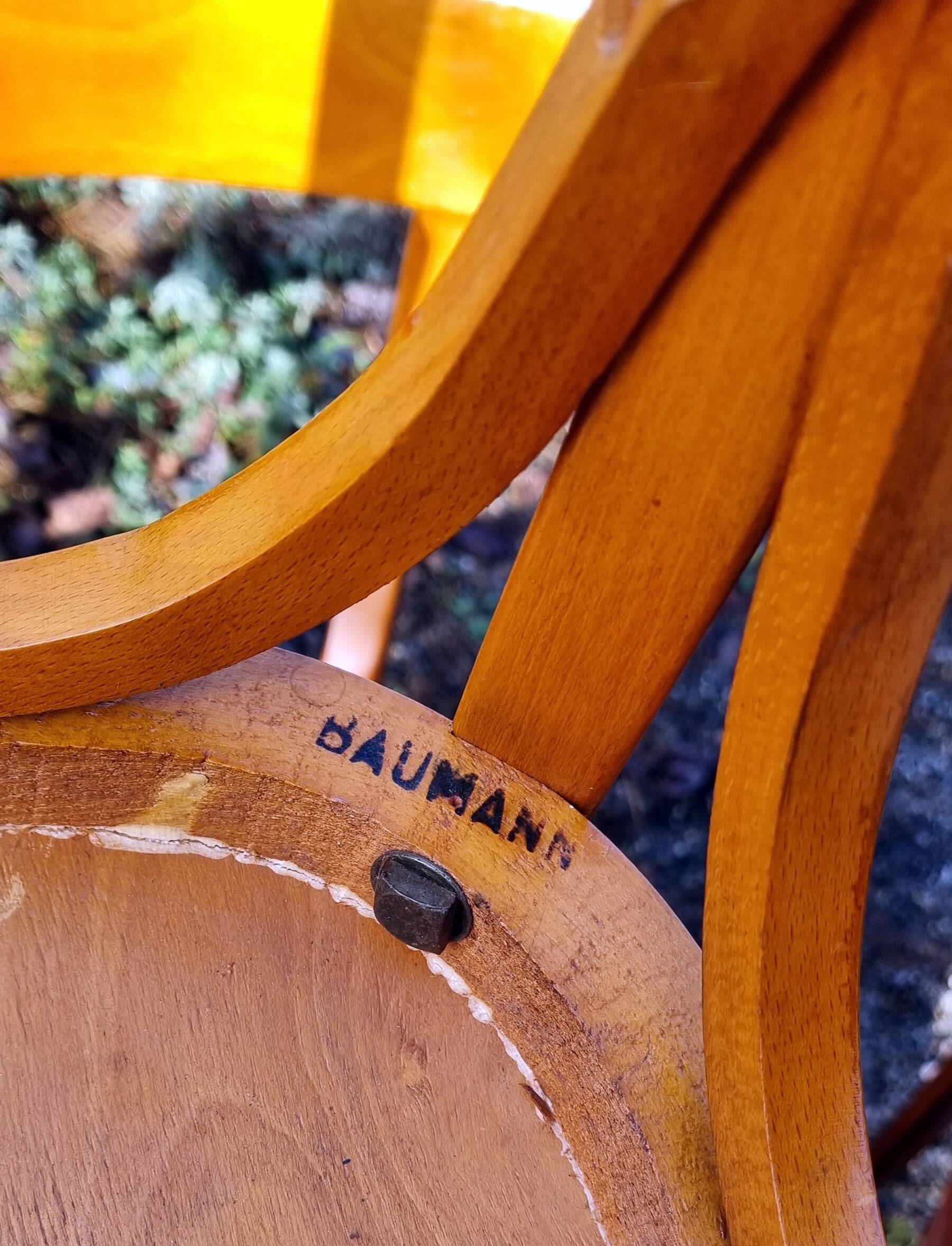 6 Baumann n°55 chairs from the 1950s