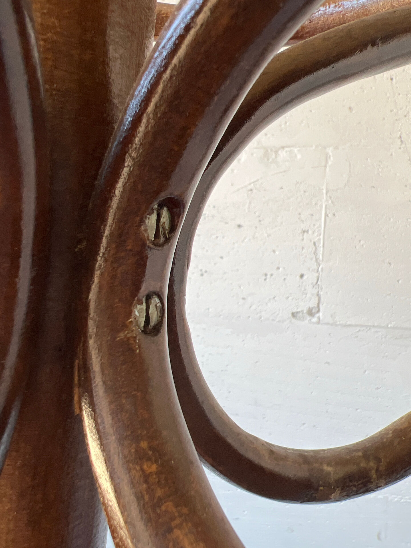 Vintage wooden parrot coat rack