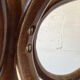 Vintage wooden parrot coat rack