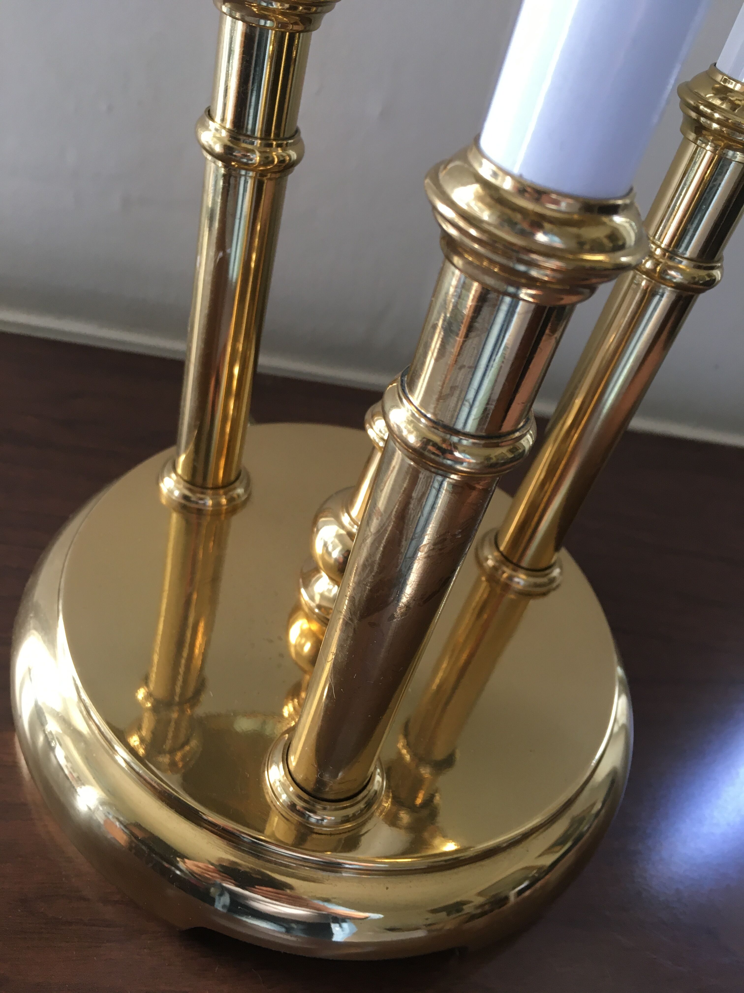 Golden bronze hot water lamp