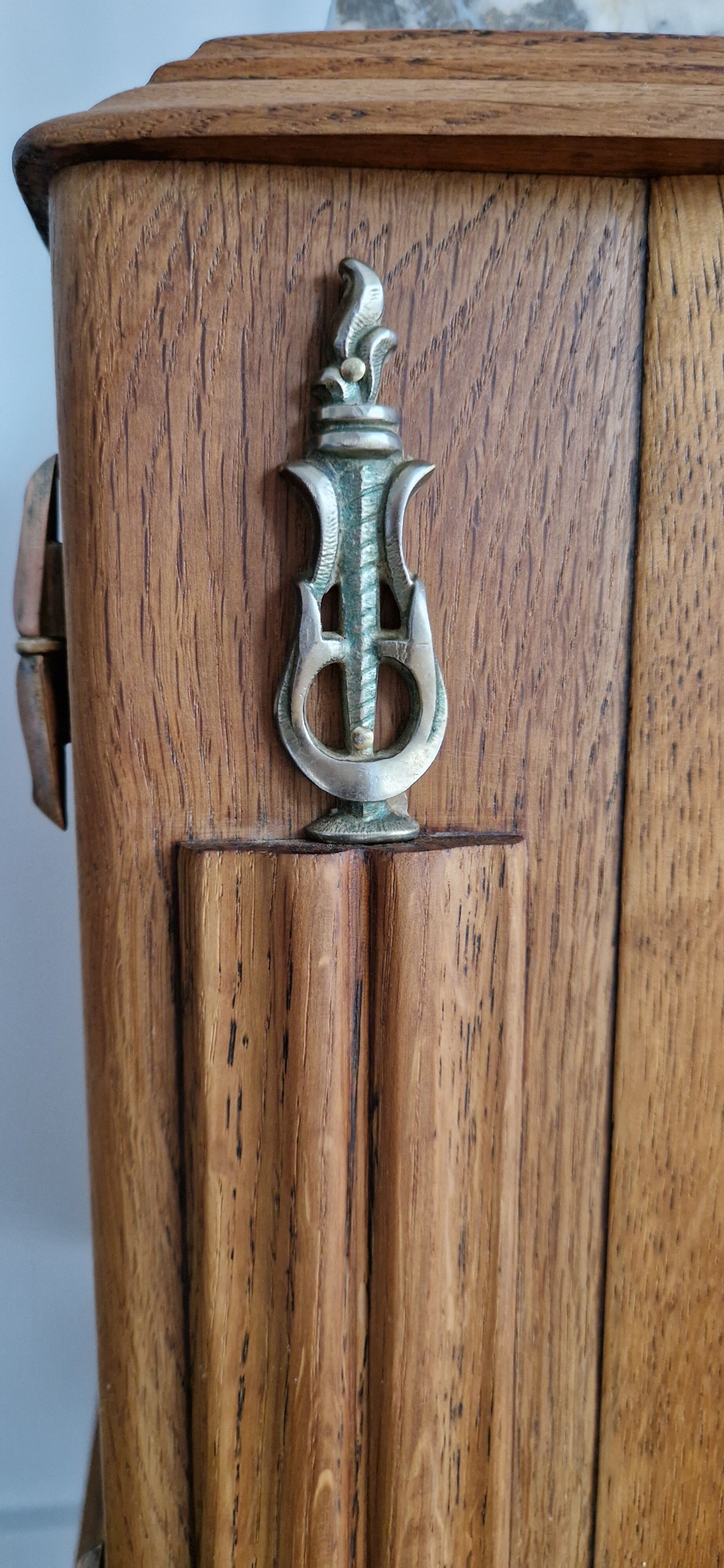 Oak bar furniture art deco style