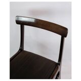 Set of two mahogany rungstedlund chairs by Ole Wancher
