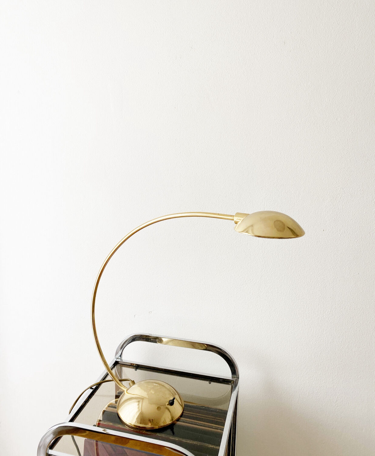 Vintage golden lamp