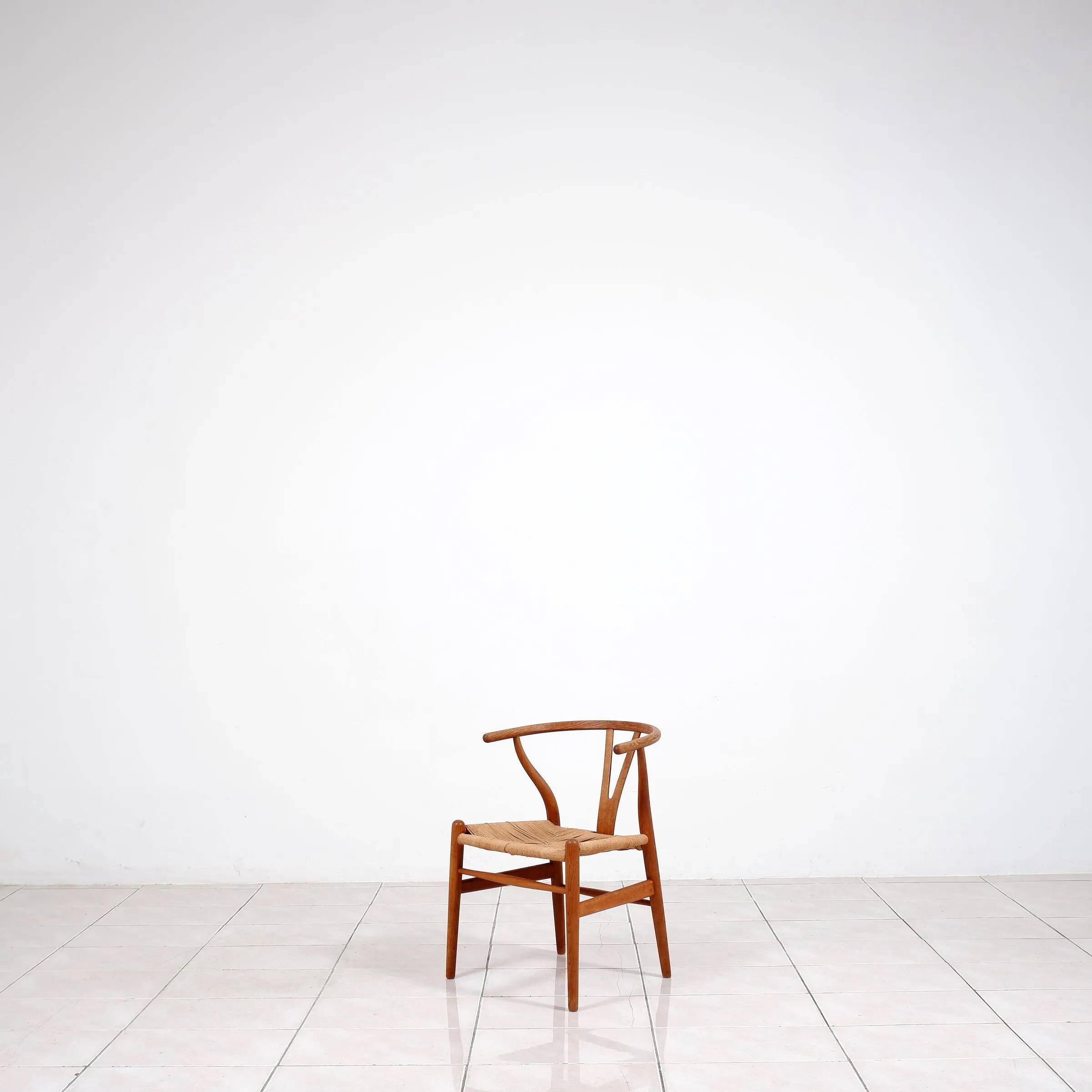 4 "CH24" Wishbone dining chairs by Hans J. Wegner for Carl Hansen & Son